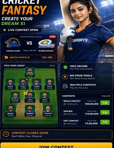 Wwwlvbet (lvbet) fantasy cricket & matchday visual 3
